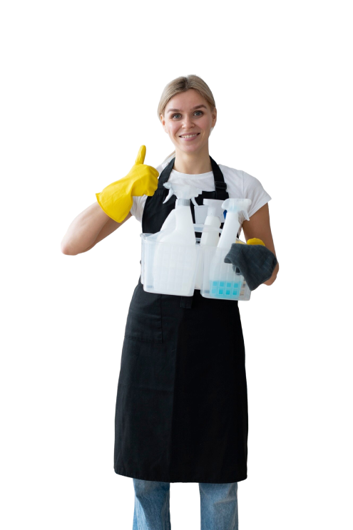 persona que encarga limpieza oficinas